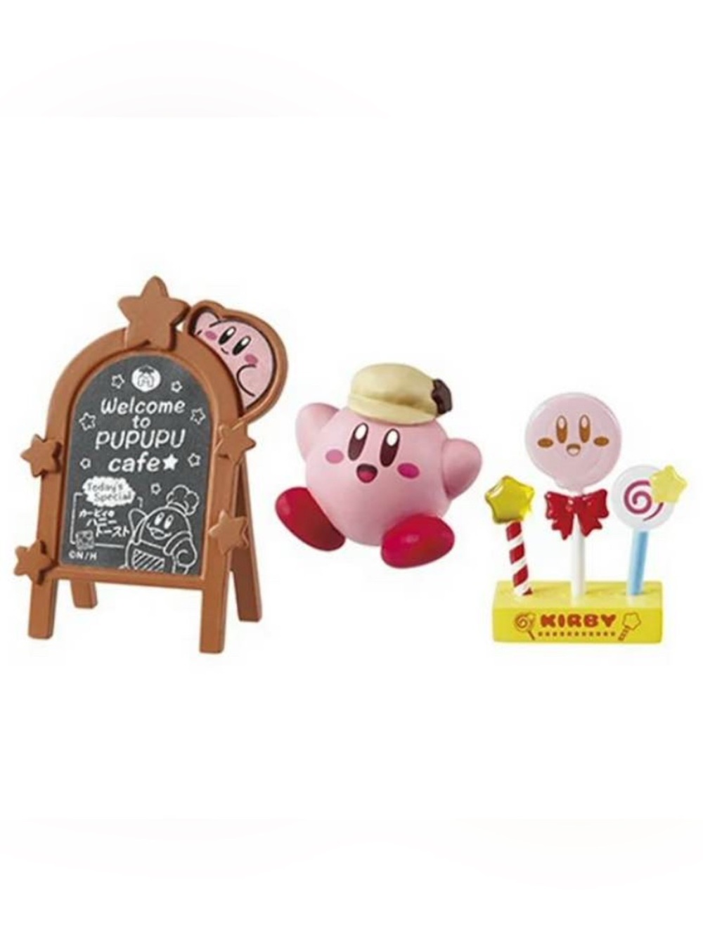 BNIB Japan Re-Ment Kirby's Cafe Time miniature figures - 1 Welcome to Cafe